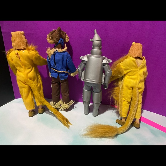 WIZARD OF OZ VINTAGE 1980s & 1990s COLLECTABLE POSABLE DOLL BUNDLE  OF 4  11.5” - Picture 12 of 16